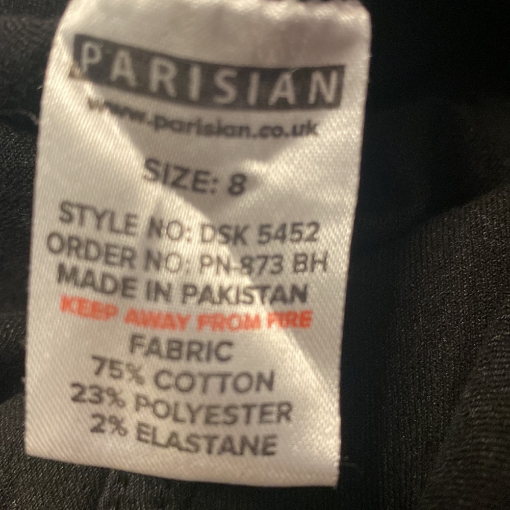 Parisian black denim button skirt - Picture 5 of 6